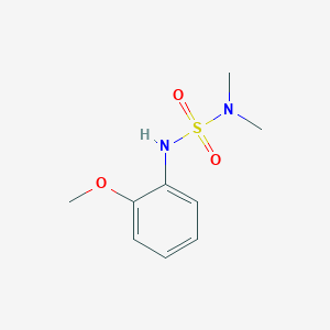 molecular formula C9H14N2O3S B5829748 N'-(2-methoxyphenyl)-N,N-dimethylsulfamide 
