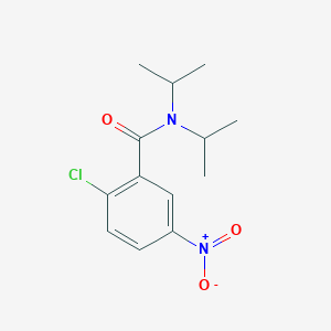 molecular formula C13H17ClN2O3 B5829761 2-chloro-N,N-diisopropyl-5-nitrobenzamide 