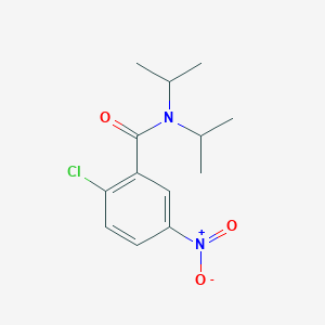 molecular formula C13H17ClN2O3 B5829761 2-氯-N,N-二异丙基-5-硝基苯甲酰胺 