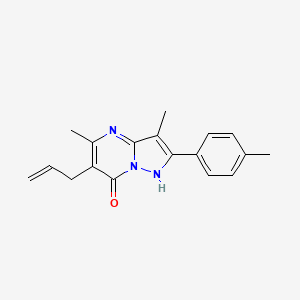 molecular formula C18H19N3O B5829777 6-allyl-3,5-dimethyl-2-(4-methylphenyl)pyrazolo[1,5-a]pyrimidin-7-ol 