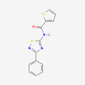 molecular formula C13H9N3OS2 B5829792 N-(3-phenyl-1,2,4-thiadiazol-5-yl)-2-thiophenecarboxamide 