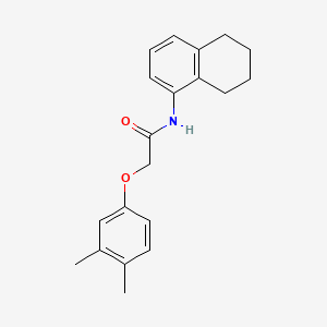 molecular formula C20H23NO2 B5829819 2-(3,4-dimethylphenoxy)-N-(5,6,7,8-tetrahydro-1-naphthalenyl)acetamide 