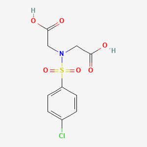 2,2'-{[(4-chlorophenyl)sulfonyl]imino}diacetic acid