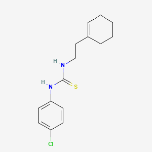N-(4-chlorophenyl)-N'-[2-(1-cyclohexen-1-yl)ethyl]thiourea