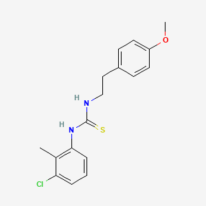 N-(3-chloro-2-methylphenyl)-N'-[2-(4-methoxyphenyl)ethyl]thiourea