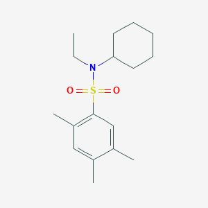 N-cyclohexyl-N-ethyl-2,4,5-trimethylbenzenesulfonamide