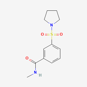 N-methyl-3-(1-pyrrolidinylsulfonyl)benzamide