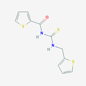 molecular formula C11H10N2OS3 B5829954 N-{[(2-thienylmethyl)amino]carbonothioyl}-2-thiophenecarboxamide CAS No. 326914-18-5