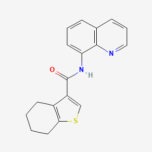 N-8-quinolinyl-4,5,6,7-tetrahydro-1-benzothiophene-3-carboxamide