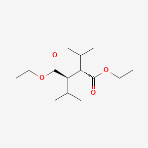 molecular formula C14H26O4 B583002 Diethyl (2R,3S)-2,3-di(propan-2-yl)butanedioate CAS No. 144190-28-3