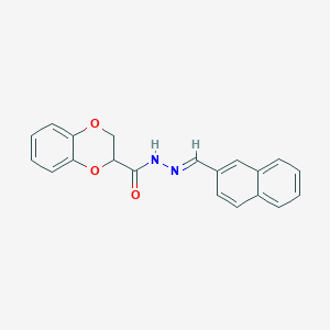 molecular formula C20H16N2O3 B5830025 N'-(2-naphthylmethylene)-2,3-dihydro-1,4-benzodioxine-2-carbohydrazide 