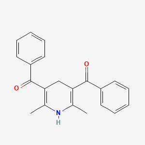 (2,6-dimethyl-1,4-dihydropyridine-3,5-diyl)bis(phenylmethanone)