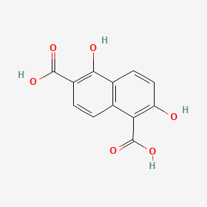 molecular formula C12H8O6 B583004 2,5-Dihydroxynaphthalene-1,6-dicarboxylic acid CAS No. 154030-54-3