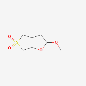 molecular formula C8H14O4S B583008 2-Ethoxyhexahydrothieno[3,4-b]furan 5,5-dioxide CAS No. 147528-94-7