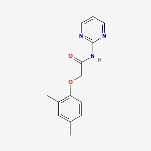 2-(2,4-dimethylphenoxy)-N-2-pyrimidinylacetamide