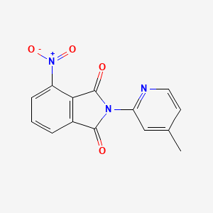 molecular formula C14H9N3O4 B5830203 2-(4-methyl-2-pyridinyl)-4-nitro-1H-isoindole-1,3(2H)-dione 