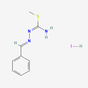 molecular formula C9H12IN3S B5830212 methyl N'-benzylidenehydrazonothiocarbamate hydroiodide 