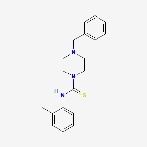 4-benzyl-N-(2-methylphenyl)-1-piperazinecarbothioamide