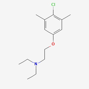 molecular formula C14H22ClNO B5830274 2-(4-chloro-3,5-dimethylphenoxy)-N,N-diethylethanamine 