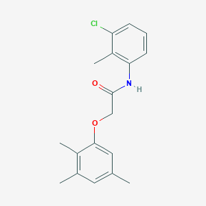 molecular formula C18H20ClNO2 B5830318 N-(3-chloro-2-methylphenyl)-2-(2,3,5-trimethylphenoxy)acetamide 