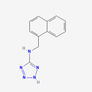 molecular formula C12H11N5 B5830336 N-(1-naphthylmethyl)-2H-tetrazol-5-amine 