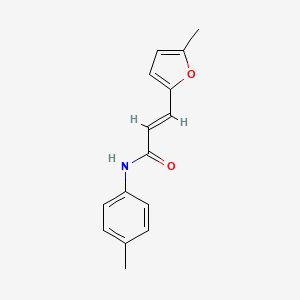 3-(5-methyl-2-furyl)-N-(4-methylphenyl)acrylamide