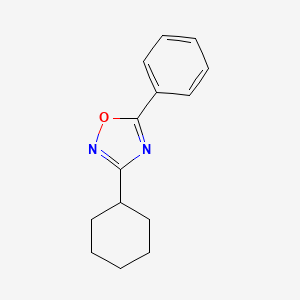 molecular formula C14H16N2O B5830417 3-环己基-5-苯基-1,2,4-恶二唑 