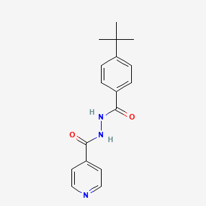 molecular formula C17H19N3O2 B5830441 N'-(4-tert-butylbenzoyl)isonicotinohydrazide 