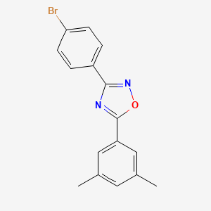 molecular formula C16H13BrN2O B5830522 3-(4-bromophenyl)-5-(3,5-dimethylphenyl)-1,2,4-oxadiazole 