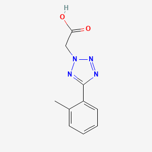 molecular formula C10H10N4O2 B5830552 [5-(2-methylphenyl)-2H-tetrazol-2-yl]acetic acid 