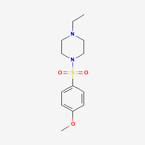 1-ethyl-4-[(4-methoxyphenyl)sulfonyl]piperazine