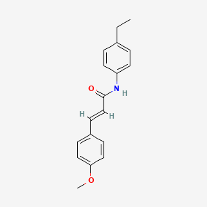 molecular formula C18H19NO2 B5830565 N-(4-ethylphenyl)-3-(4-methoxyphenyl)acrylamide 
