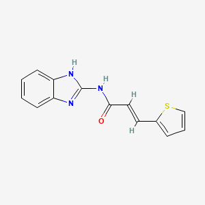 molecular formula C14H11N3OS B5830580 N-1H-benzimidazol-2-yl-3-(2-thienyl)acrylamide 