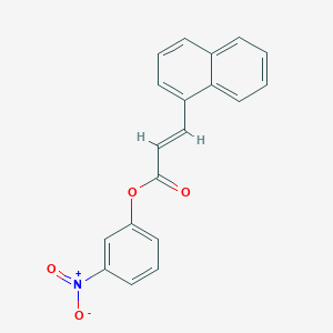 3-nitrophenyl 3-(1-naphthyl)acrylate