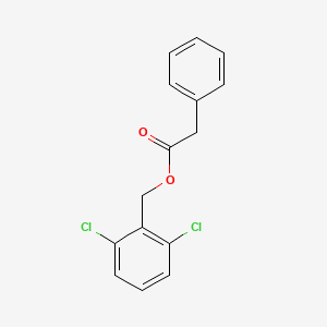 molecular formula C15H12Cl2O2 B5830639 2,6-dichlorobenzyl phenylacetate 
