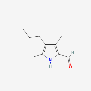 molecular formula C10H15NO B583067 3,5-Dimethyl-4-propyl-1H-pyrrole-2-carbaldehyde CAS No. 157528-36-4