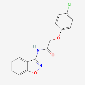 molecular formula C15H11ClN2O3 B5830673 N-1,2-benzisoxazol-3-yl-2-(4-chlorophenoxy)acetamide 