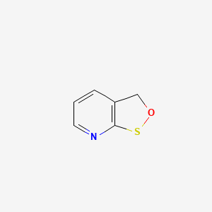 molecular formula C6H5NOS B583073 3h-[1,2]Oxathiolo[3,4-b]pyridine CAS No. 143039-97-8