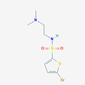molecular formula C8H13BrN2O2S2 B5830780 5-bromo-N-[2-(dimethylamino)ethyl]-2-thiophenesulfonamide CAS No. 911112-06-6