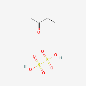 molecular formula C4H10O7S2 B583084 3-Oxo-butane dithionic acid. CAS No. 151323-87-4