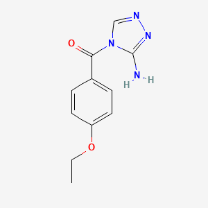 molecular formula C11H12N4O2 B5830847 4-(4-ethoxybenzoyl)-4H-1,2,4-triazol-3-amine 