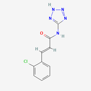 molecular formula C10H8ClN5O B5830870 3-(2-chlorophenyl)-N-1H-tetrazol-5-ylacrylamide 