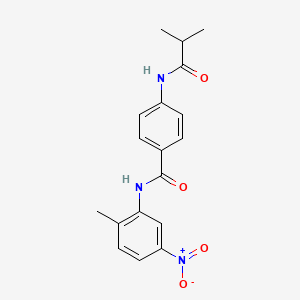4-(isobutyrylamino)-N-(2-methyl-5-nitrophenyl)benzamide
