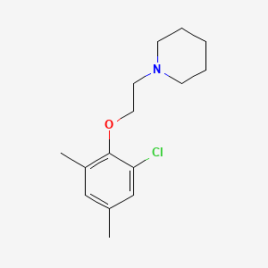 1-[2-(2-chloro-4,6-dimethylphenoxy)ethyl]piperidine