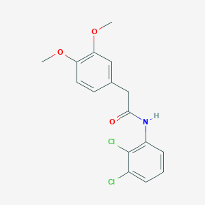 molecular formula C16H15Cl2NO3 B5831052 N-(2,3-dichlorophenyl)-2-(3,4-dimethoxyphenyl)acetamide 