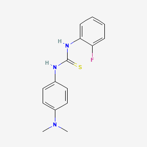 N-[4-(dimethylamino)phenyl]-N'-(2-fluorophenyl)thiourea