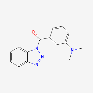 molecular formula C15H14N4O B5831173 3-(1H-1,2,3-benzotriazol-1-ylcarbonyl)-N,N-dimethylaniline 