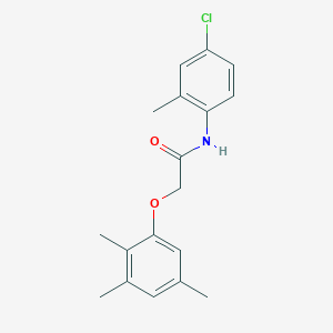 molecular formula C18H20ClNO2 B5831206 N-(4-chloro-2-methylphenyl)-2-(2,3,5-trimethylphenoxy)acetamide 