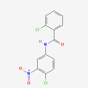 molecular formula C13H8Cl2N2O3 B5831235 2-chloro-N-(4-chloro-3-nitrophenyl)benzamide 