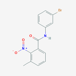 N-(3-bromophenyl)-3-methyl-2-nitrobenzamide